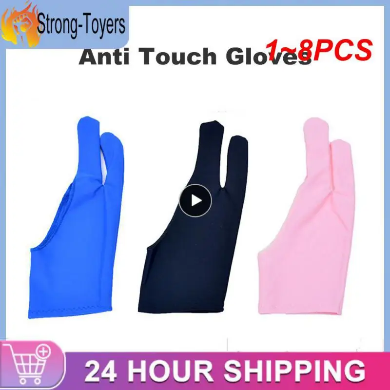 

1 ~ 8 шт., перчатки для рисования на два пальца