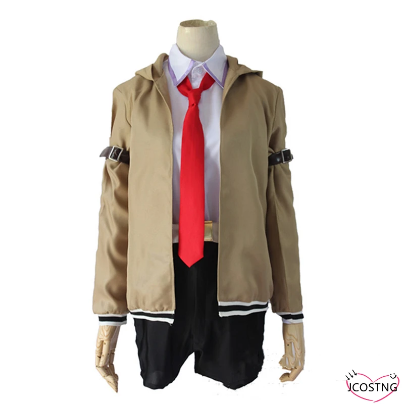 Костюм для косплея ворот Steins женская одежда Kurisu Makise полный комплект пальто