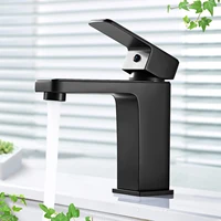 solepearl bathroom basin faucets modern square bathroom faucet brass single handle sink faucet cold hot water mixer tap