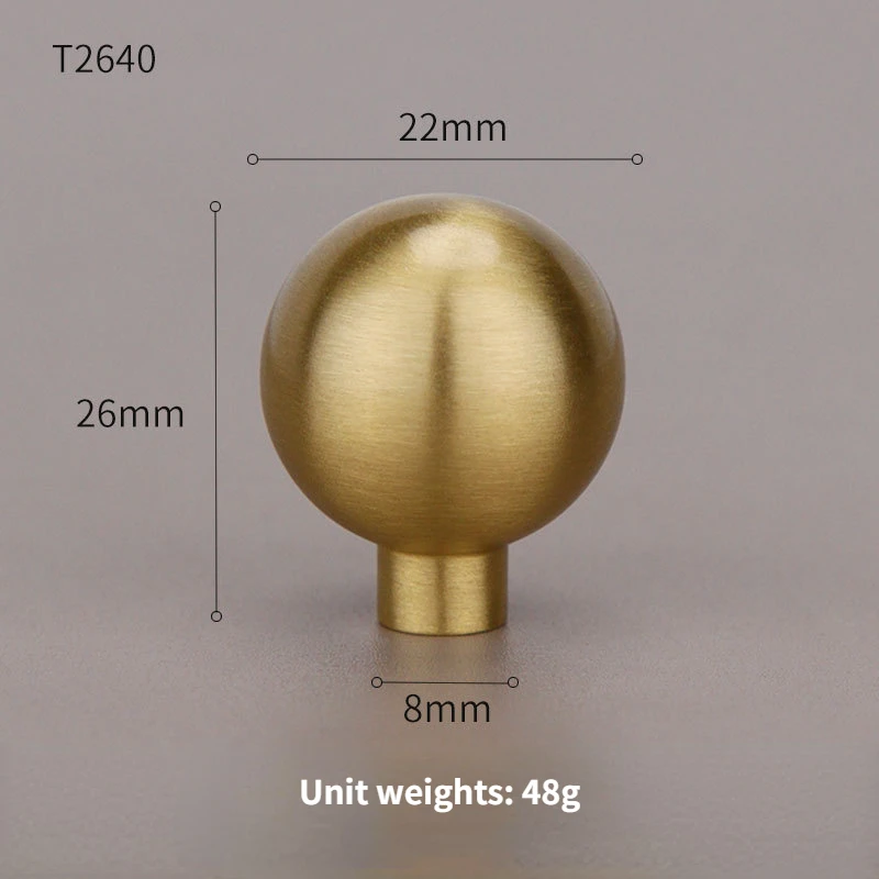 

Ручки для шкафов MARUAT латунные круглые