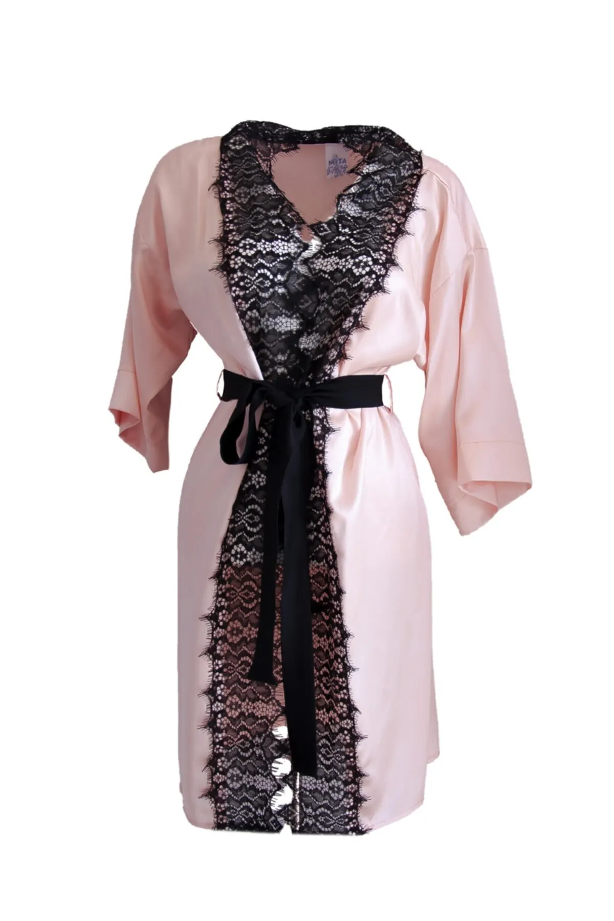 

Women's Kimono Powder Kimono Fashion Quality Fabric Robes Caftan Bathrobe Clothes for Ladies Dressing Gown For Women