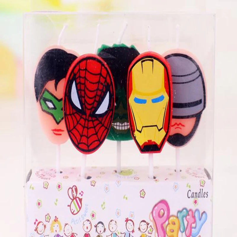 Хит продаж Мультяшные флажки Hello Kitty холодная принцесса Эльза Анна свечи Топпер