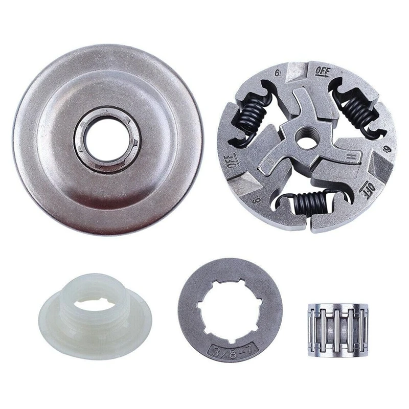 

Clutch Drum 7T Passive Disc Clutch Turbo Needle Roller Suitable For Husqvarna 357 359 Chainsaw Accessories Parts Replacement