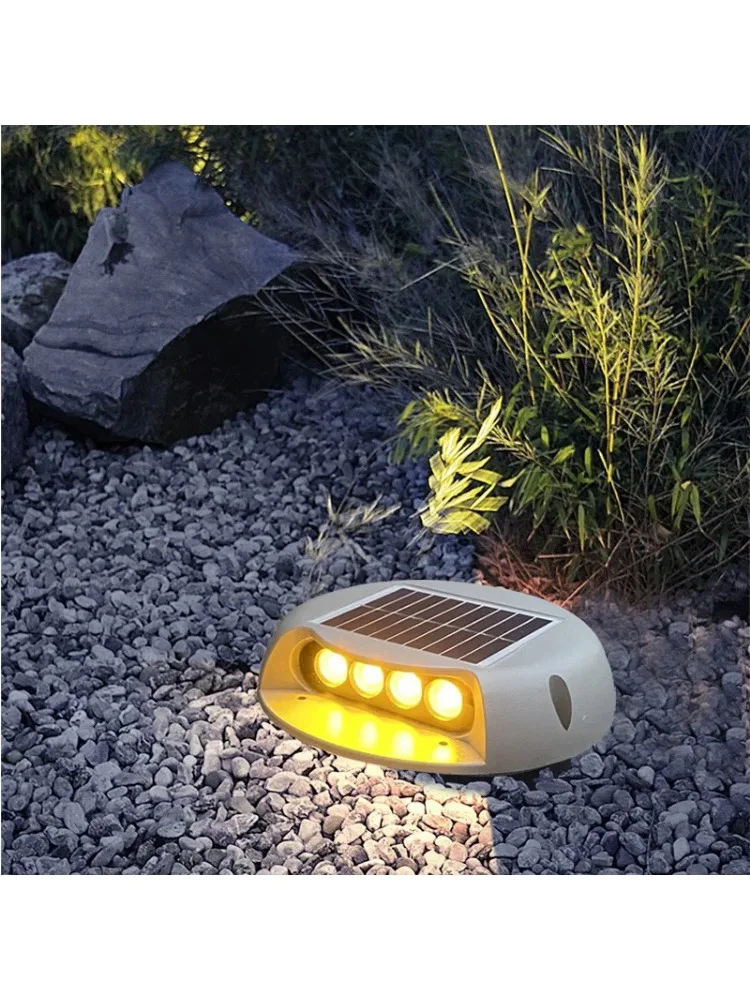 Фото Хит продаж: оптовая продажа светодиодных солнечных дорожных светильников (LED Solar Road Stud), водонепроницаемые, для освещения дорожек, подъездных путей, садов, парков, автомагистралей, улиц, светильники-шипы №5