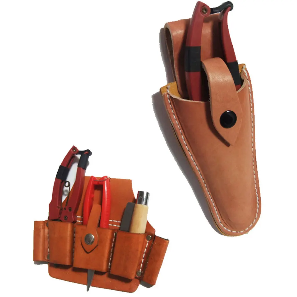 

Sheath Garden Tool Waist Bag Portable Hand Pliers Holder with Snap Gardening Pruning Organizer Bags Balcony Patio