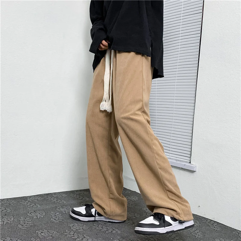 

Вельветовые весенне-осенние мужские брюки большого размера с флисовой подкладкой, утепленные широкие брюки, повседневные винтажные брюки, ...