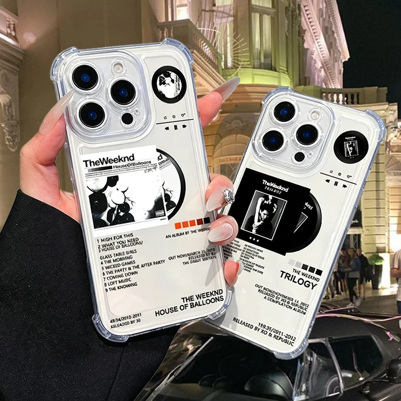 Фото Новый чехол-постер The Weeknd для iPhone 17 Air 16 15 14 Plus 13 12 11 Pro Max XS Max X XS, пылезащитный, моющийся, силиконовый №1