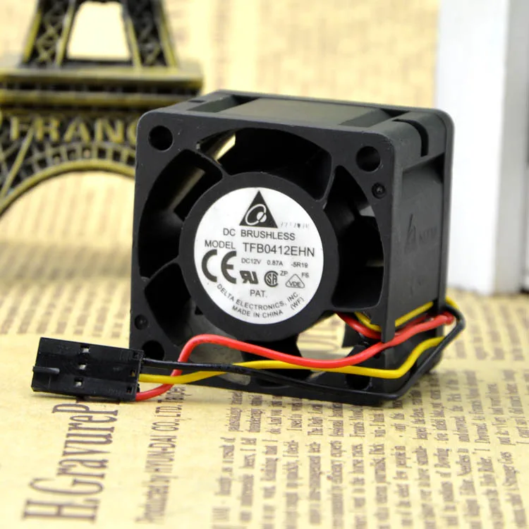 4-проводной вентилятор Delta 4 см PWM 4028 12В 0.87a Tbb0412ehn