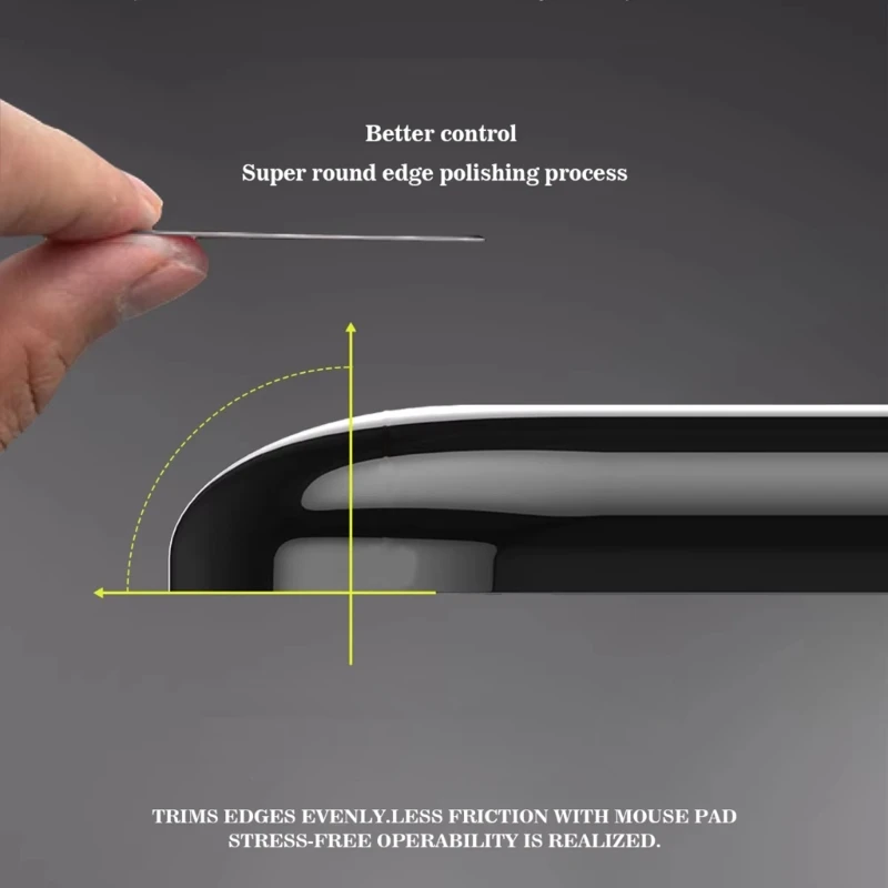 Стеклянные ножки мыши коньки для V3Pro круглые изогнутые края