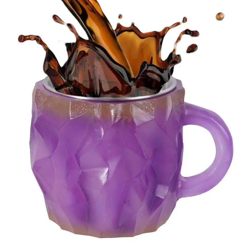 Минеральная хрустальная кофейная чашка legant роскошная минеральная фиолетовая