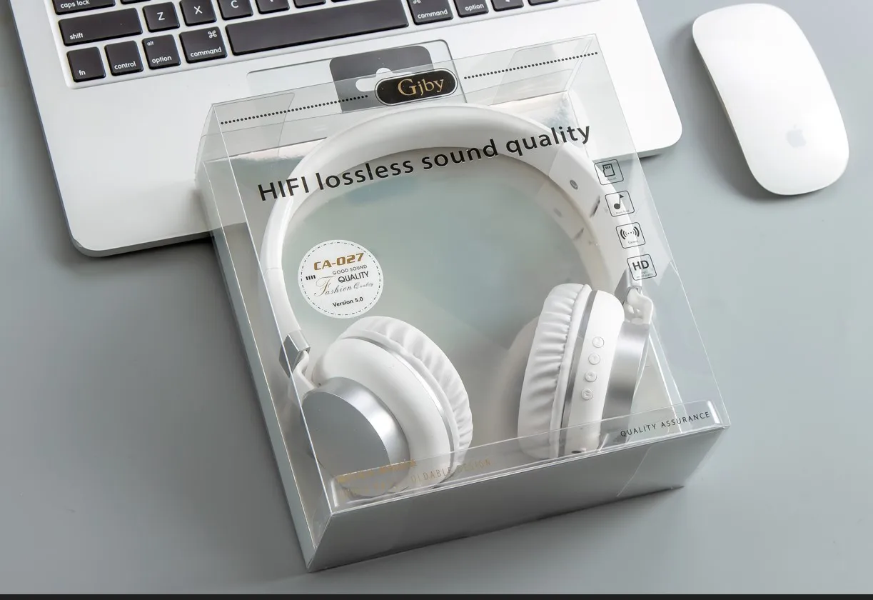 

High Quality CA027 Fashional Wireless insertable card Metal BT Headphone