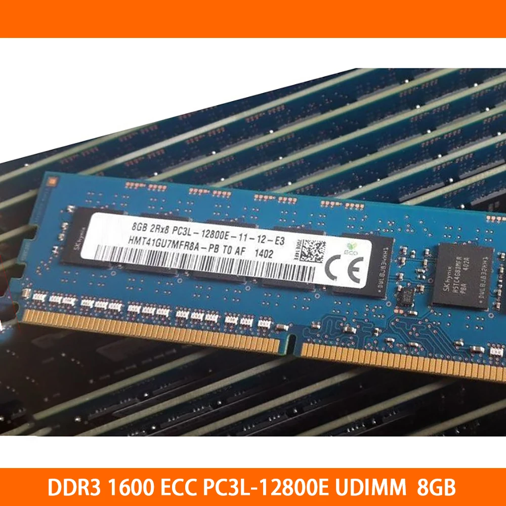 RAM 8GB 8G DDR3 1600 ECC PC3L-12800E UDIMM Server Memory High Quality Fast Ship