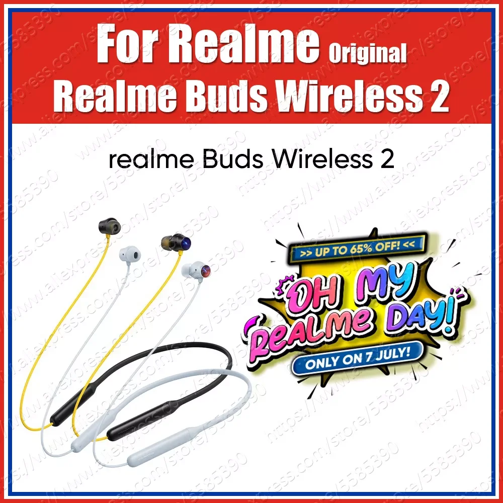 

Оригинальные беспроводные Bluetooth-наушники OPPO Realme Buds RMA2009 25dB LDAC ANC, гарнитура Realme 8 Pro X7 Pro GT Neo Q3