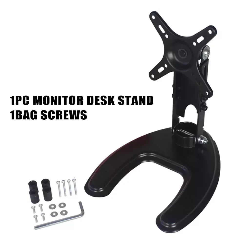 

Phone Holder Swivel Monitor Desk Stand Display Height Adjustable Home Office TV Computer Aluminium Alloy