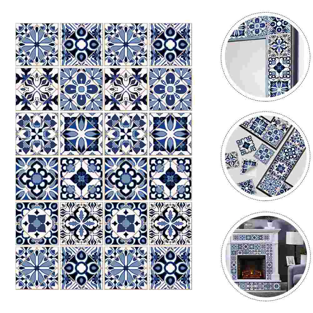 

Tile Sticker Stickers Wall Home Decalsdecorative Floor Cupboard Removable Adhesive Thick Frosted Bathroom Decor Furniture