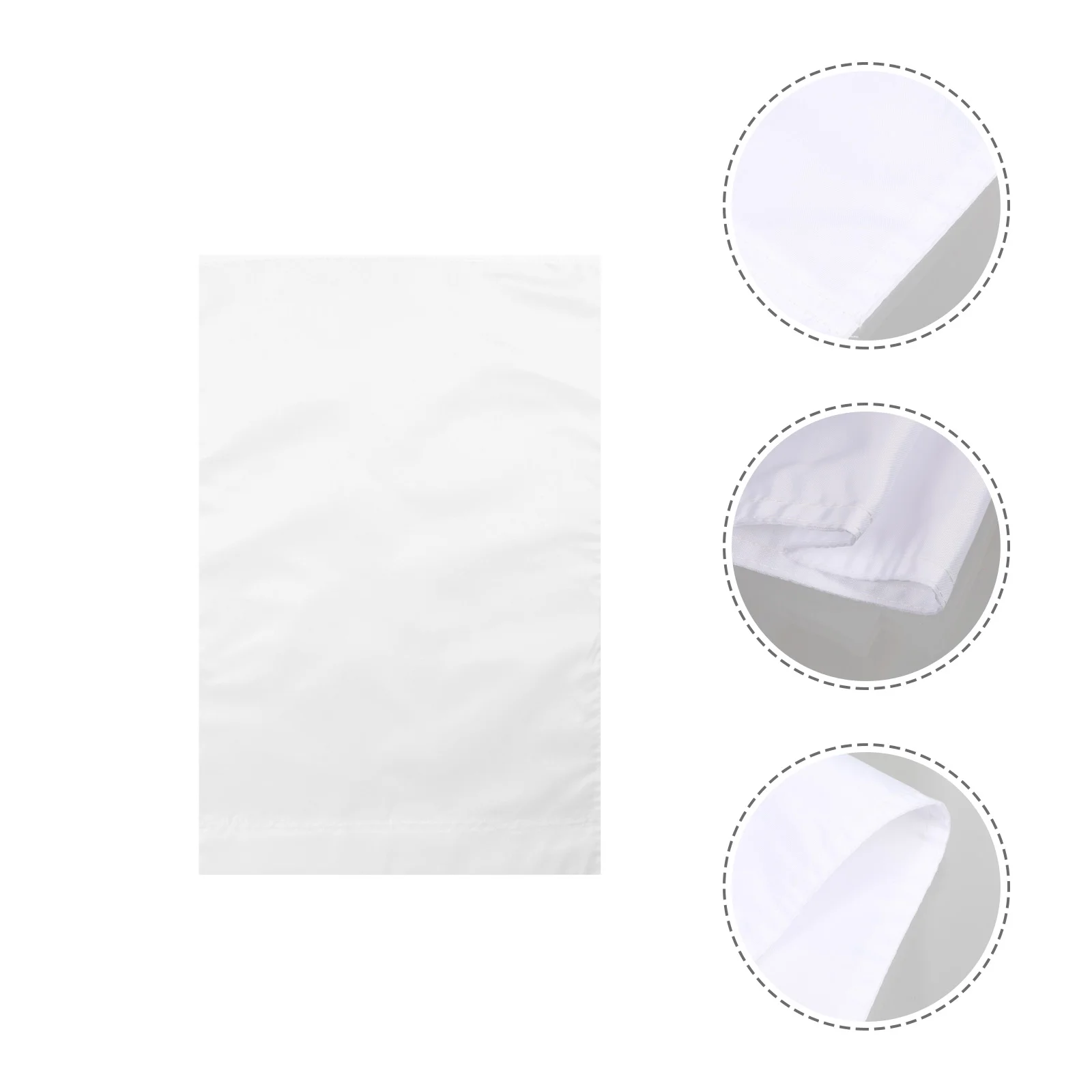 

5Pcs DIY Flags Patio Yard Decorative Polyester Blank Garden Flags Blank Banners