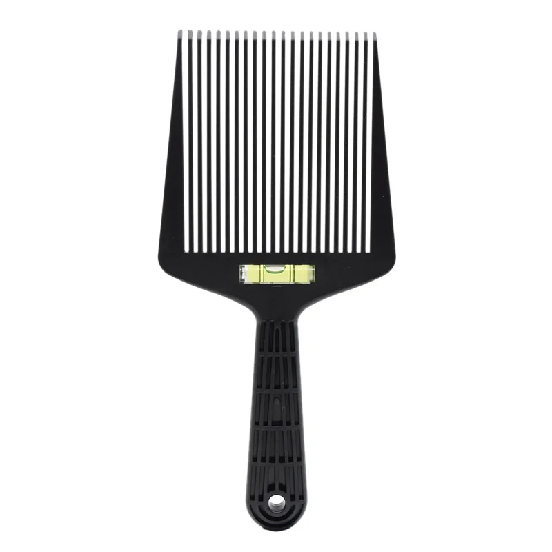 

Hair Trim Accessories Foam Clip Comb Comb Hairdresser Styling Hair Comb Non-Slip Handle Plastic Flat Top Comb