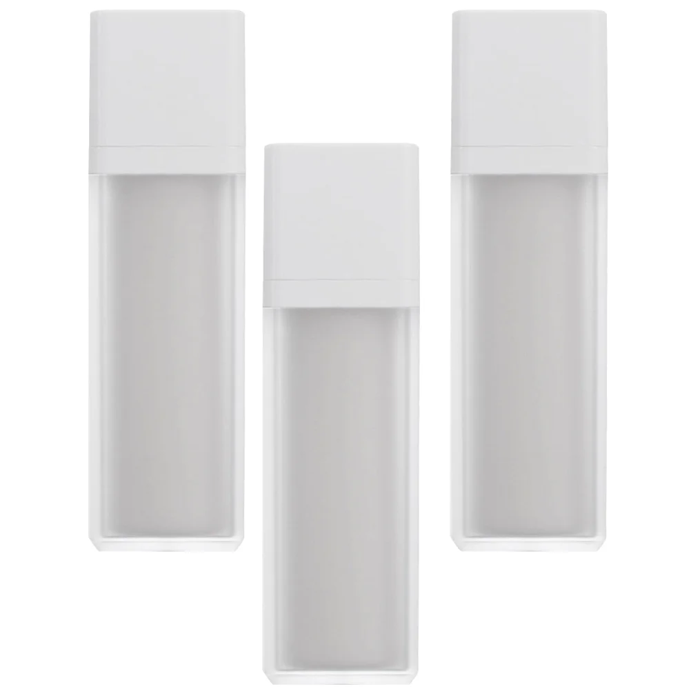 

3Pcs Airless Essence Lotion Pump Bottle Container Travel Liquid Foundation Jar