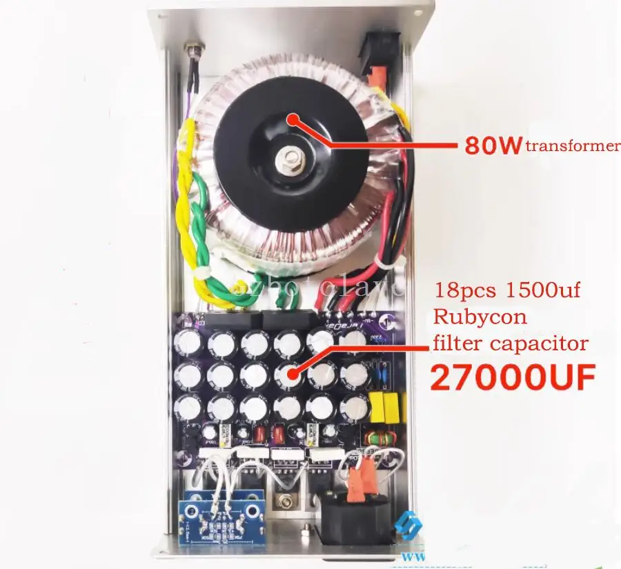 Фото TeraDak 60W USB-блок питания с двумя выходами DC5V 3A, HiFi-класс, улучшенный линейный источник питания, DC5.5*2.5мм, USB, Micro USB, Type-C на выбор №1