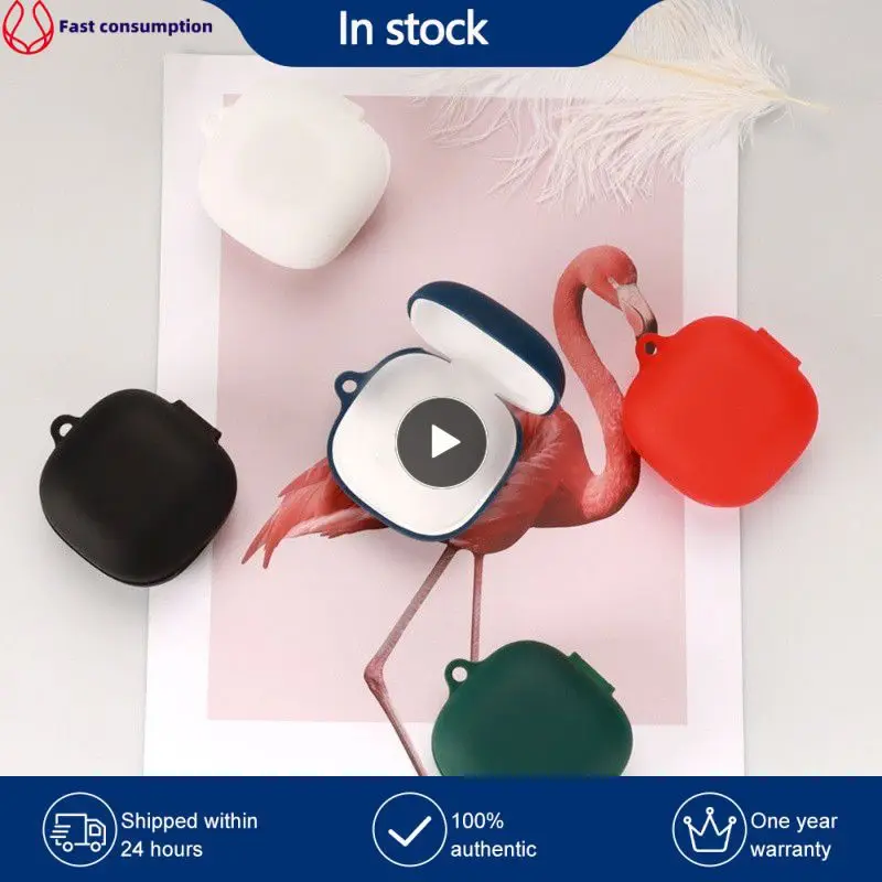 

Durable Wireless Earphone Dust Case Anti-scratch Easy To Install Silicone Case Smooth Precise Fit Wireless Earphone Case