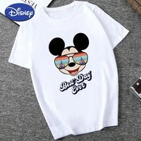 disney mickey beach style womens t shirts jumper shirt trip to disneyland stylish happy young woman white top 90s aesthetic