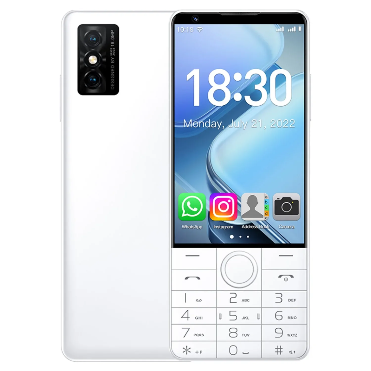 Сенсорная клавиатура 2025 DOOV R70 pro 4G Google Phone 4 дюйма IPS 6 ГБ + 128 ГБ Android14 16 МП 2600 мАч WhatsApp Многоязычный мобильный телефон (art.: 3920d2fe80ecd) - 3920d2fe80ecd