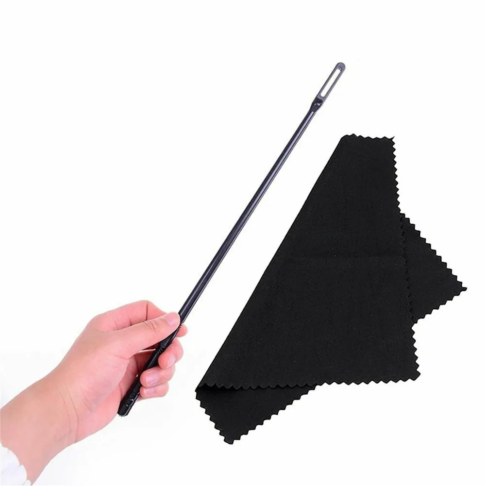 

Cleaning Cloth Flute Cleaning Kit Cleaning Rod For Cleaning The Inside Of The Flute Swab Black Cleaning Stick New