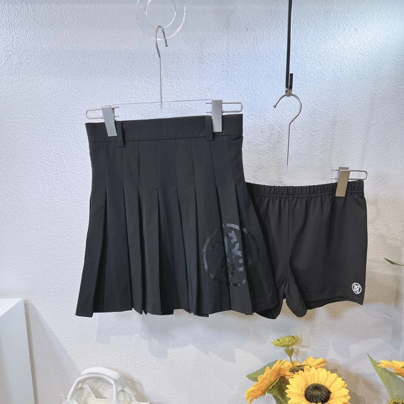 Новая Брендовая женская юбка для гольфа с высокой талией модная универсальная