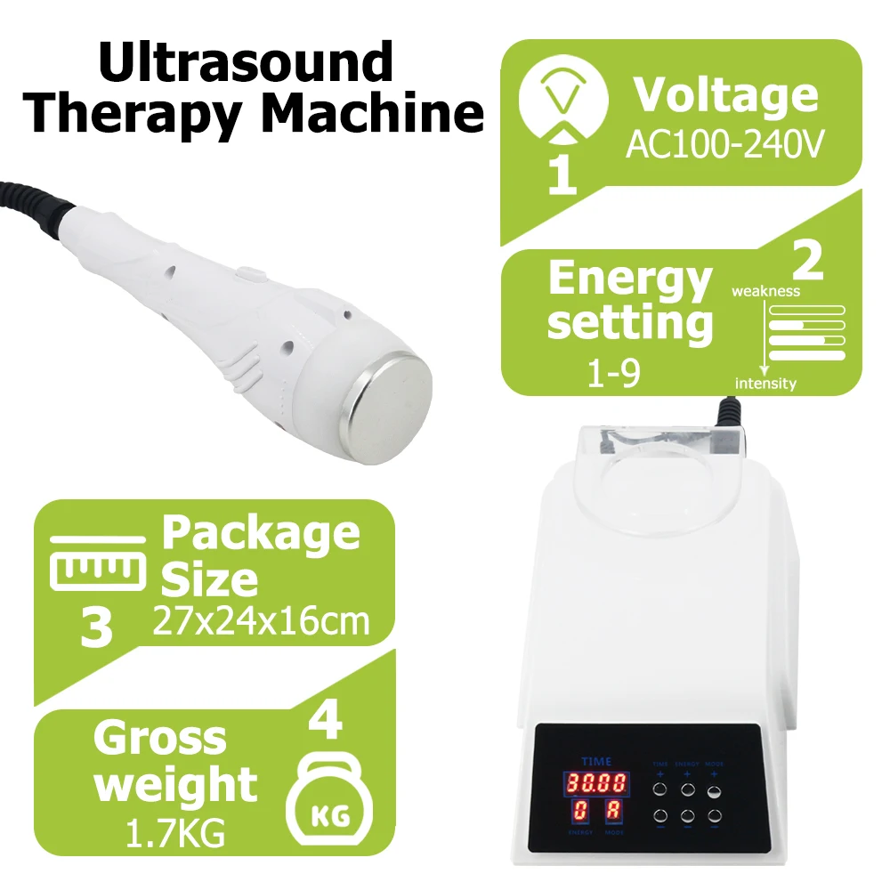 1 МГц ультразвуковая аппаратная терапия здравоохранение для облегчения боли в