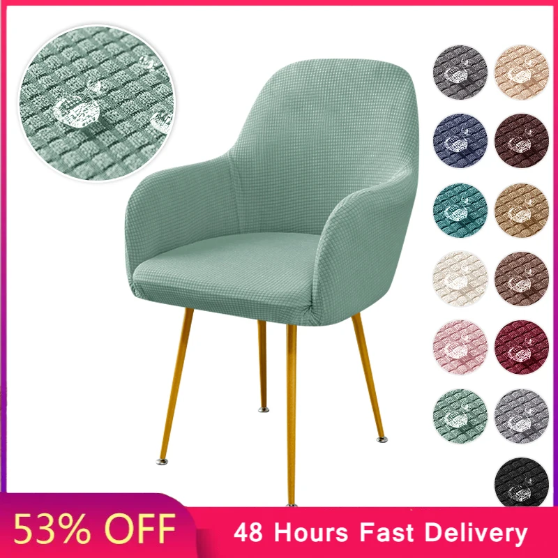 Covers High Arm Office Armchair Seat Slipcovers Adjustable C