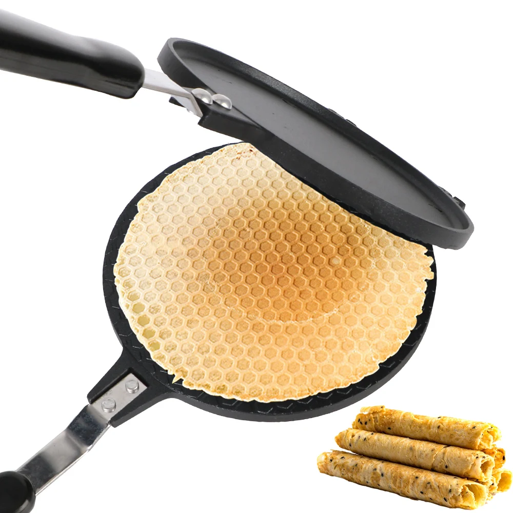 Waffle for The Baking Pan Cake Non-Stick Omelet Mold DIY Ice Cream Cone Maker Bakeware Egg Roll Baking Pan Nonstick Waffle Maker