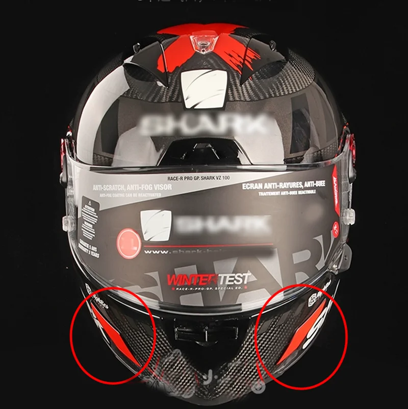 Модификация шлема левый правый воздуховод для SHARK RACE R PRO GP спойлер аксессуары