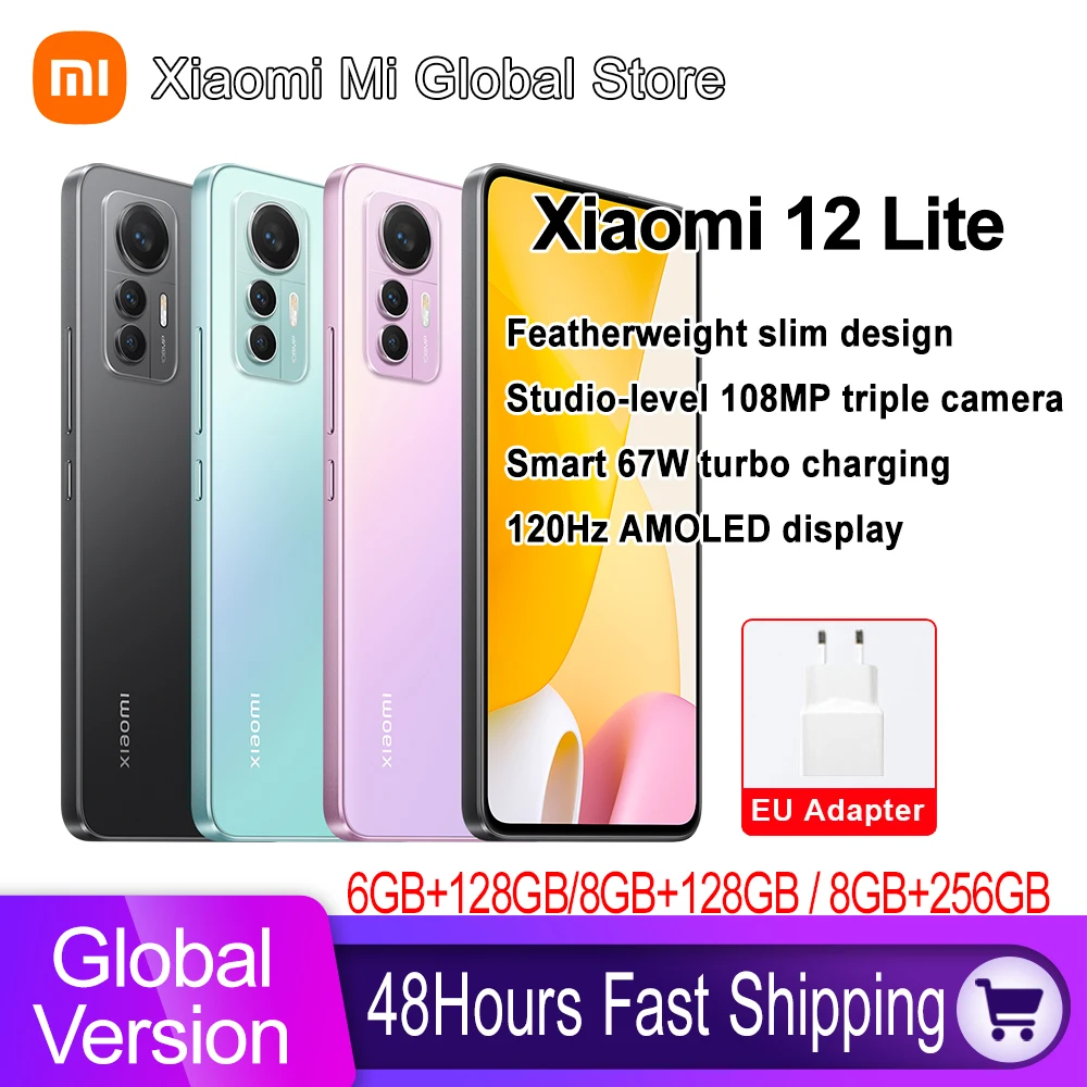 Xiaomi 12 Lite Global Version Smartphone Snapdragon 778G ,6.55