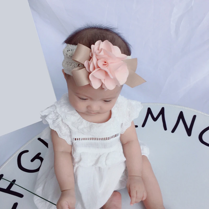 

Baby Headband Korean Newborn Flowers Headbands Baby Girls Hair Accessories DIY Jewelry Children Photographed Photos Accessory