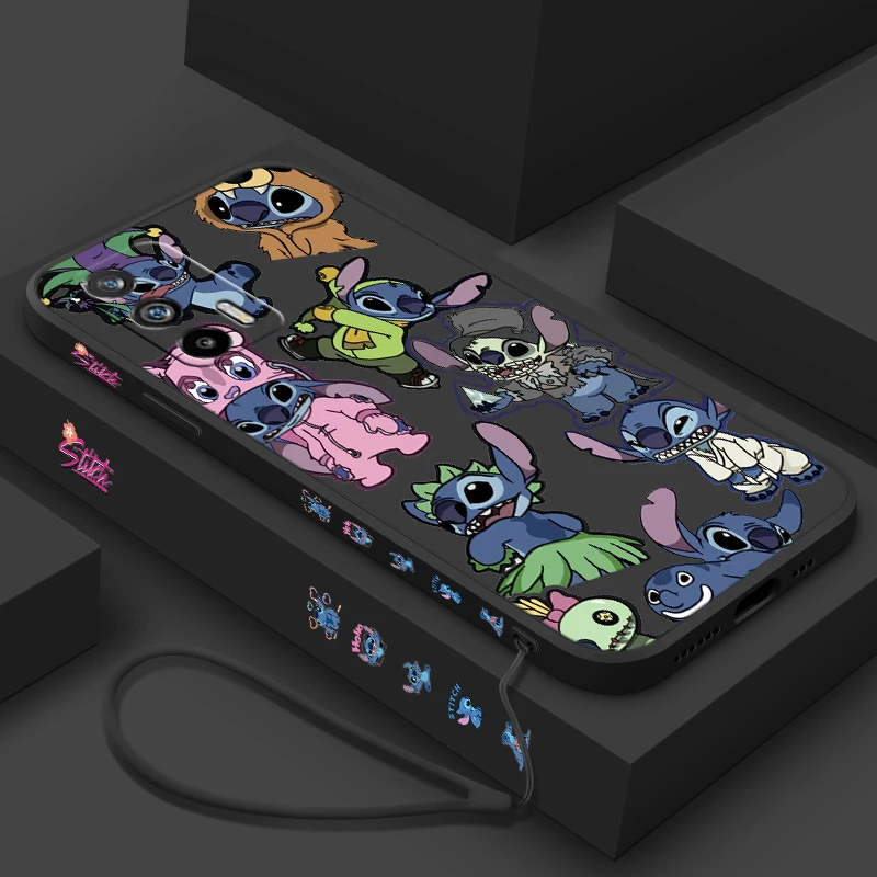 Чехол с диснеевским стичем для OPPO Realme C67 C65 C63 C55 C53 C35 C33 C31 C30 C21 C20 C15 C12