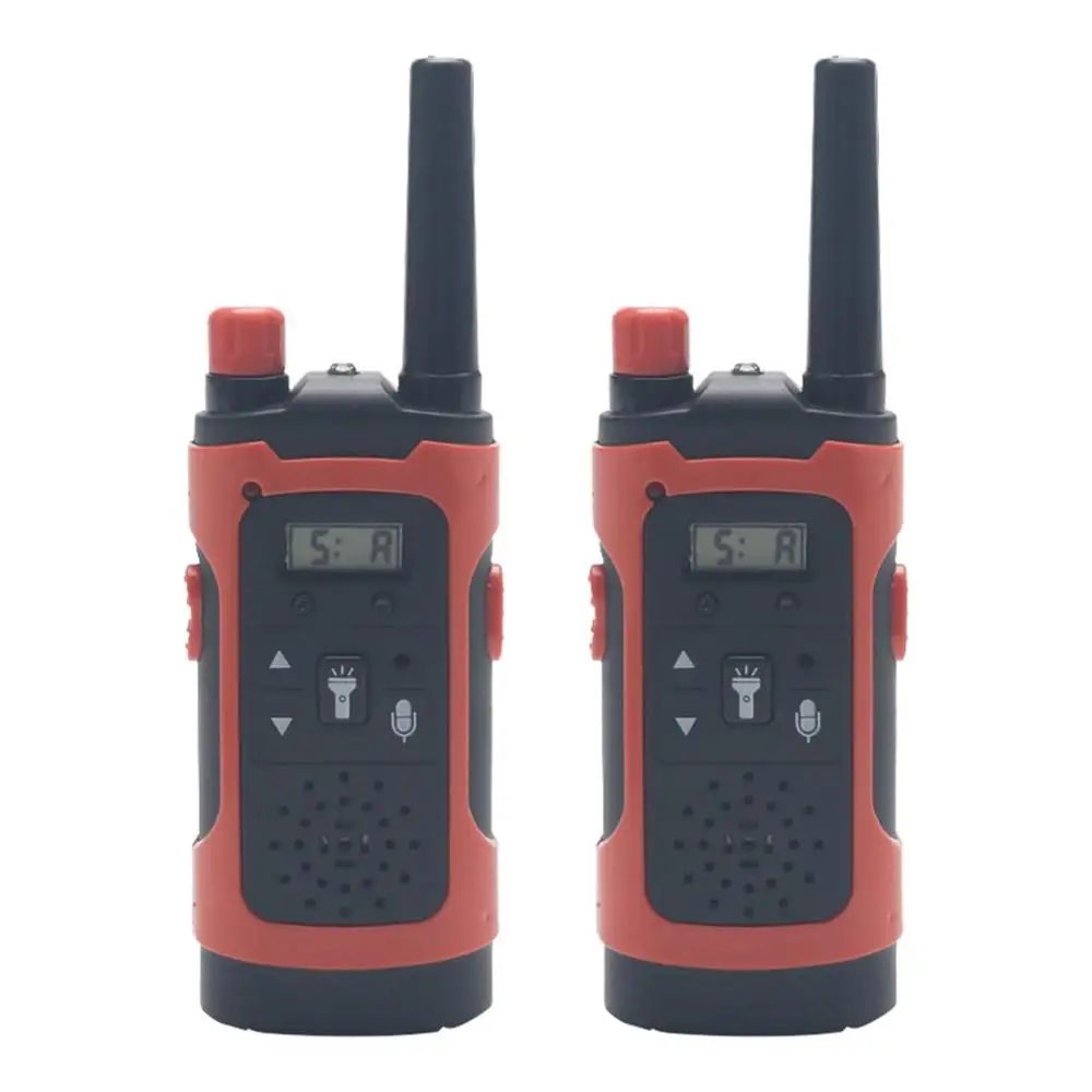 

Mini 80-100M Kids Walkie Talkies Toy Child Electronic Radio Voice Interphone Toy Outdoor LCD Display Walkie Talkies Toy