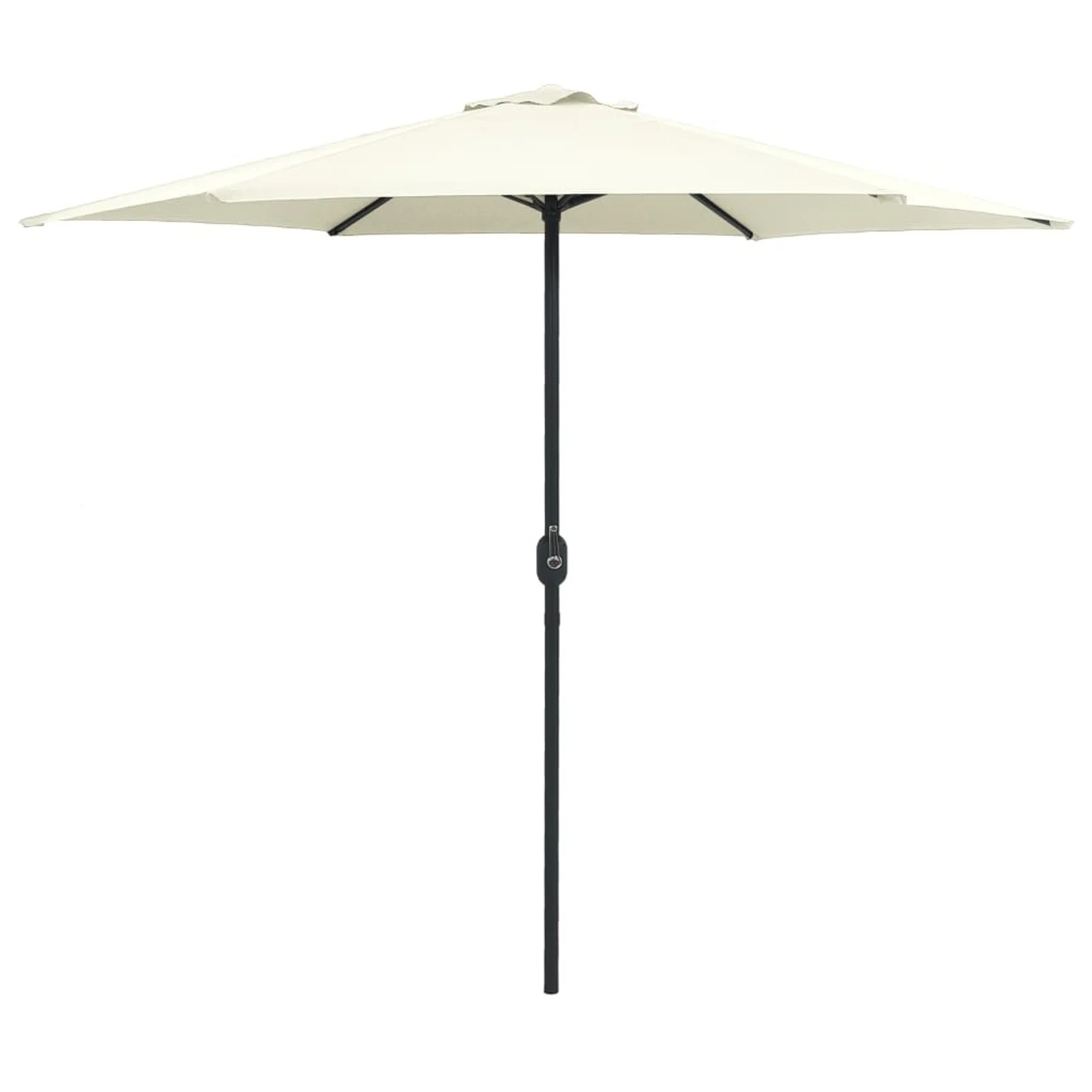 

Outdoor Parasol with Aluminum Pole 106.3"x96.9" Sand White