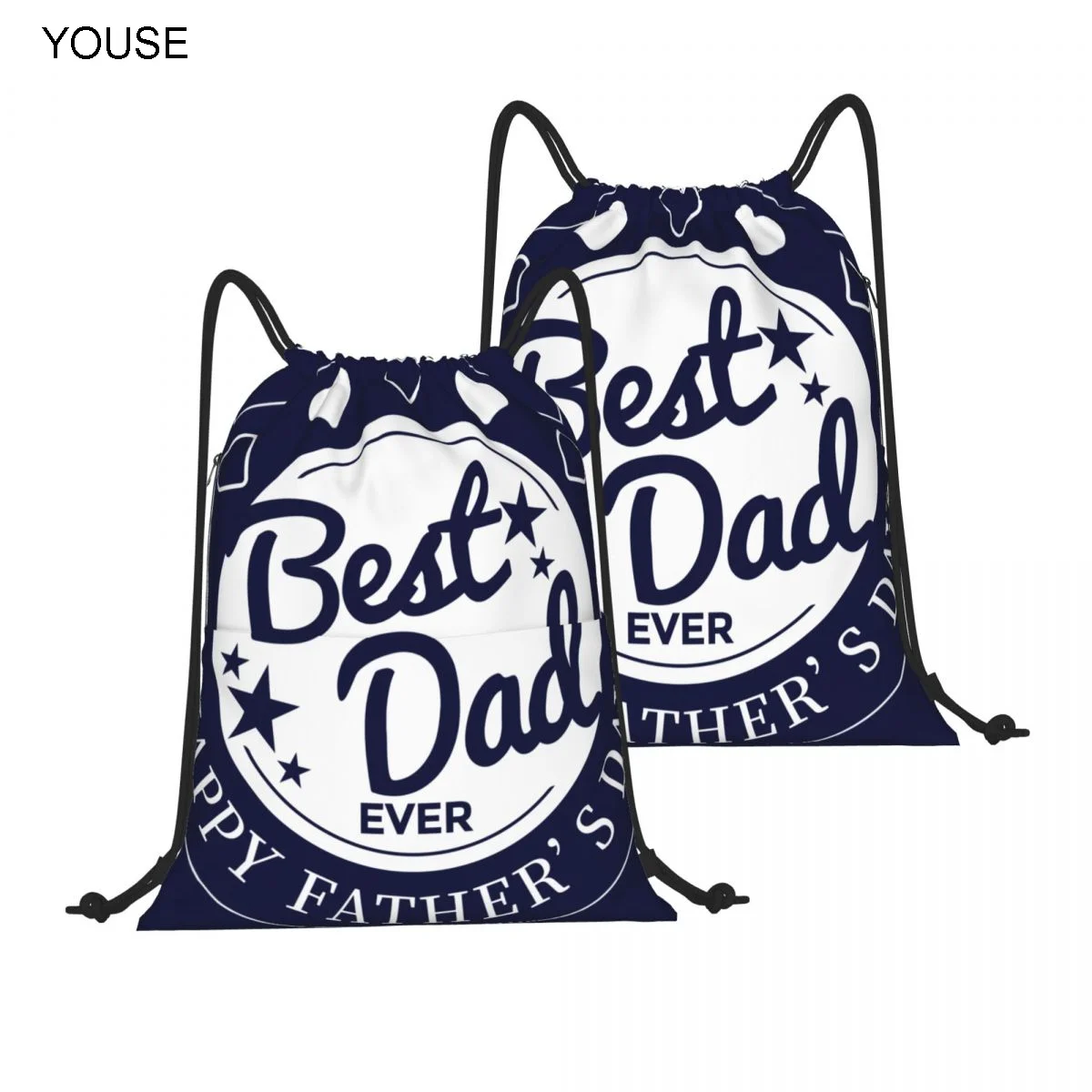 

best dad Drawstring Backpack