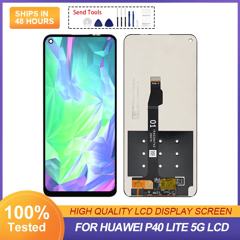 

6.5 Inch For Huawei P40 Lite 5G Lcd Touch Screen Digitizer For Honor 30S Display CDY-AN90 Nova 7 SE Assembly With Tools 1Pcs