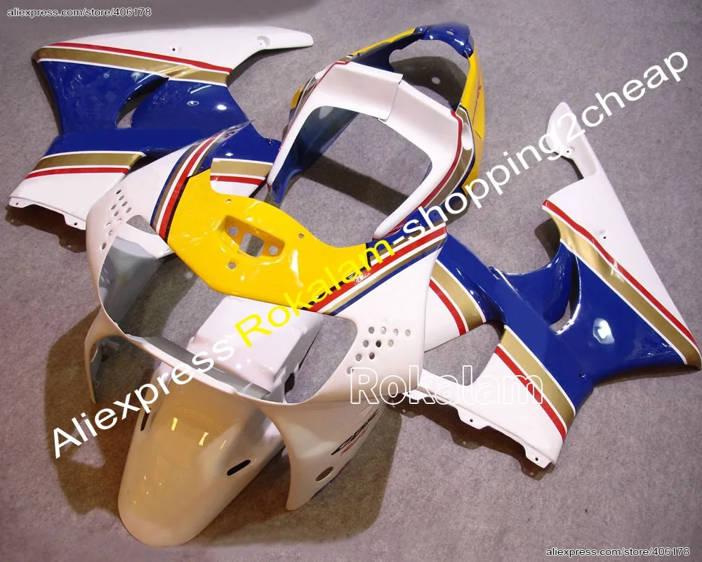 Лучшая цена обтекатель комплект для Honda CBR900RR 919 CBR 900 RR 1998 1999 900RR 89-99 белый мотоцикл |