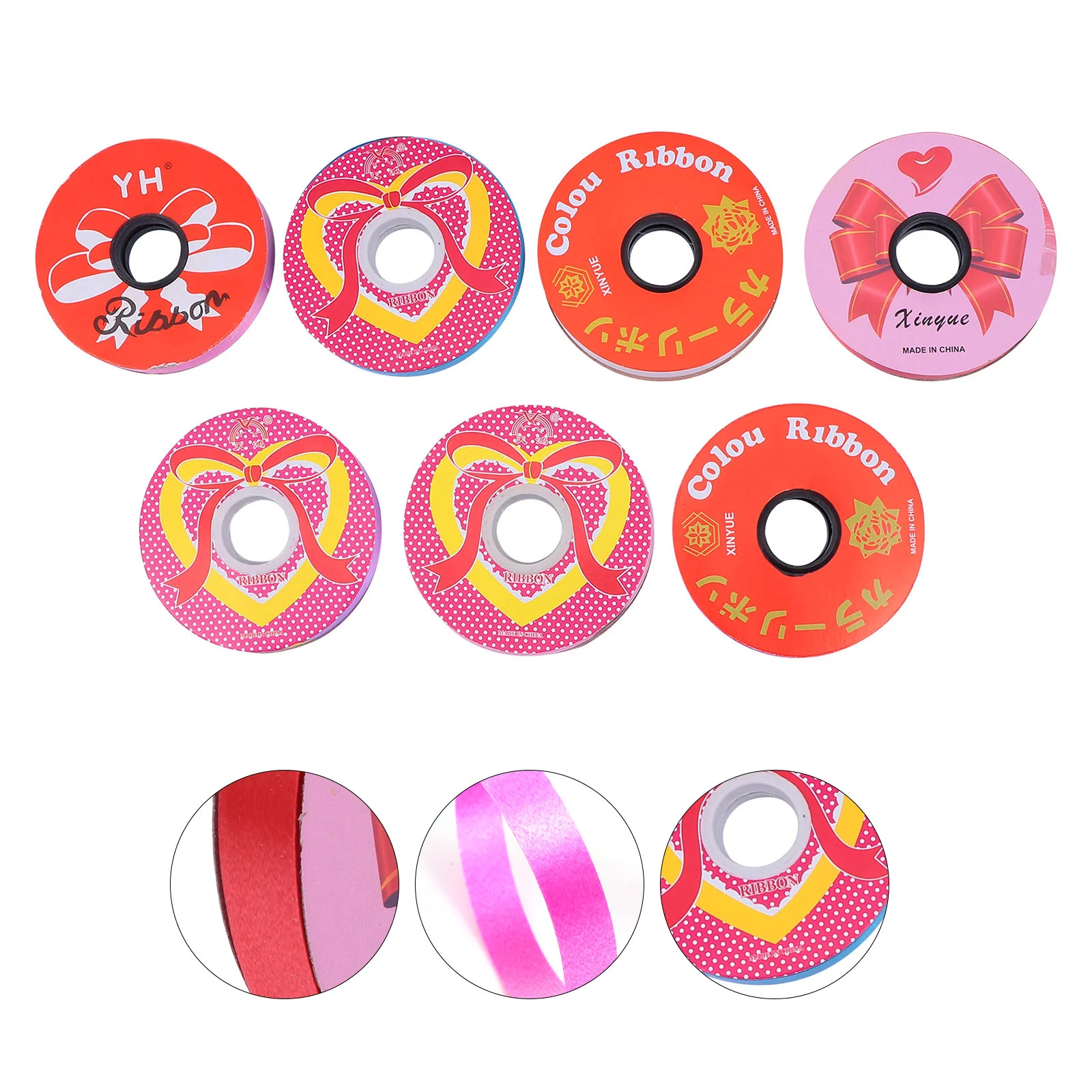 

Ribbon Ribbons Decorative Party Decoration Diy Holiday Headband Craft Bow Satin Wrapping Gift Christmas Flower Sparkles Curling