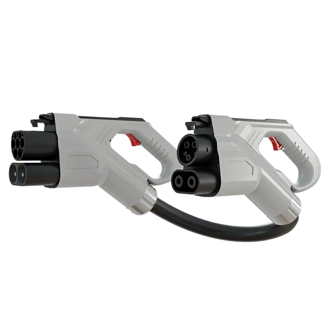 Адаптер постоянного тока Combo2 к Combo 1 CCS2 CCS1 0 3 а м кабельный разъем Европейская