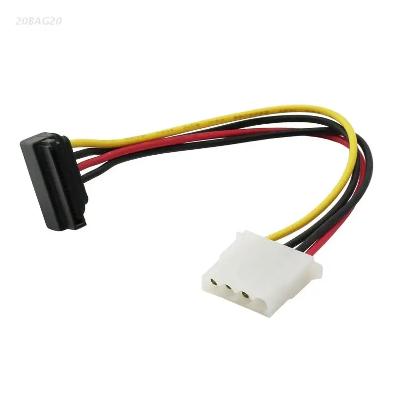 

2 шт./компл. IDE 4-контактный разъем «Мама» на 15-контактный переходник «мама» под прямым углом