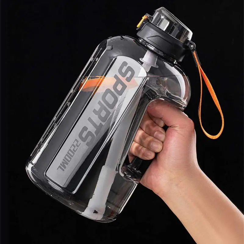 

2.2 Liter Large-capacity Water Bottles Sports Fitness Cup Portable Water Bottle With Straw Outdoor Training Cup BPA Free