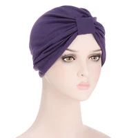 forehead cross inner caps for hijab bonnet fashion print cotton muslim turban africa wrap head scarf instant turbante