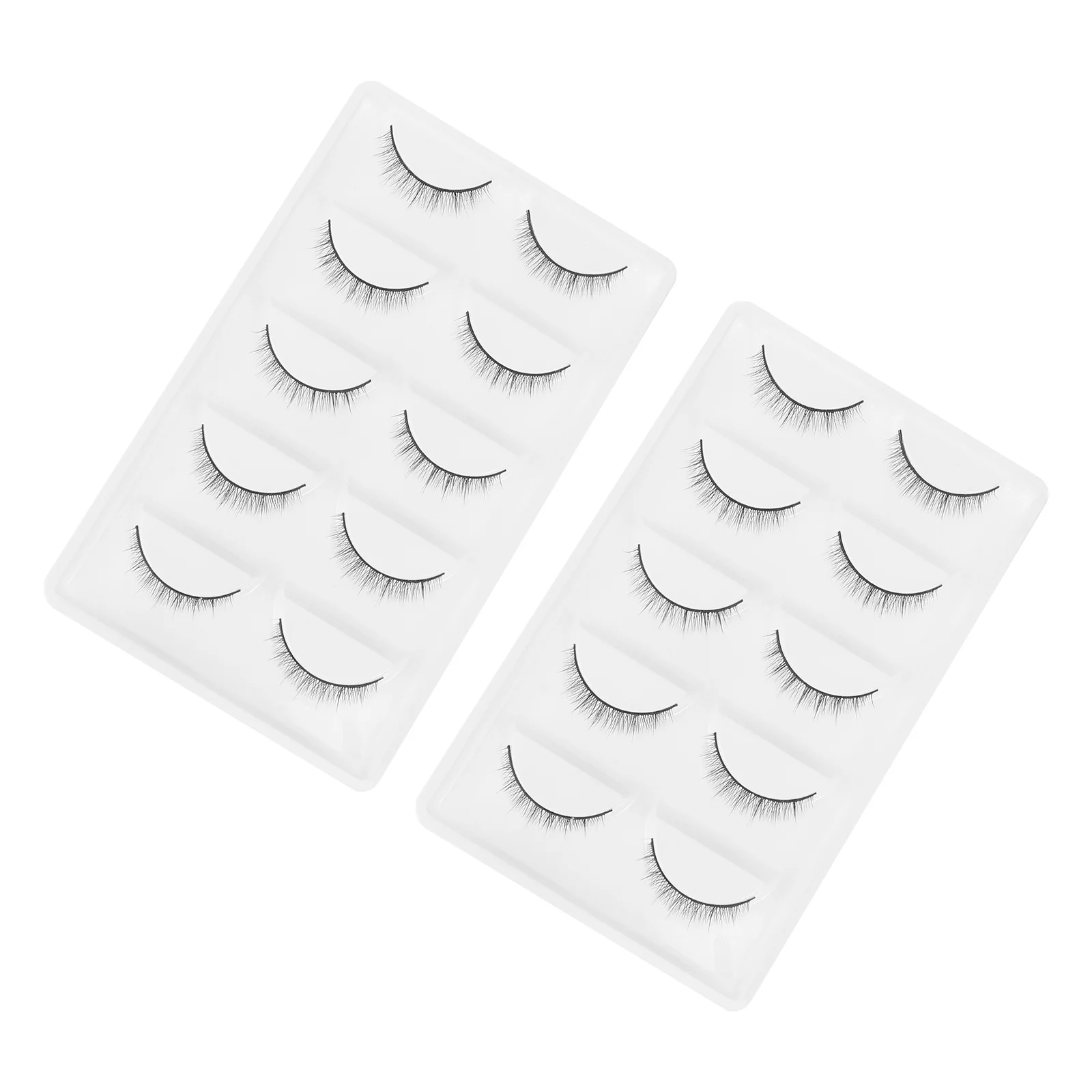 

Eyelashes Lashes False Strip Makeup Eyelash Eye Glued Pre Magnetic Black Reusable Artificial Women 5D Natural Girl Soft