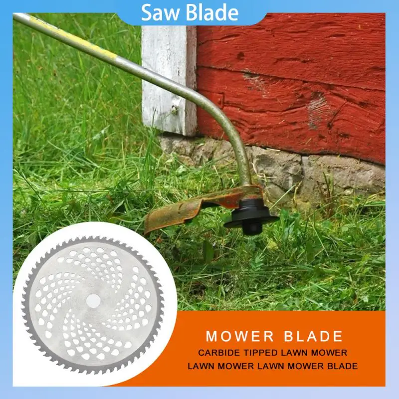 

255mm 40T/60T/80T Brush Cutter Blade Lawn Mower Cutter Replacement Circular Saw Blade For Cutting Grass Tree Trimmer Blade Tool