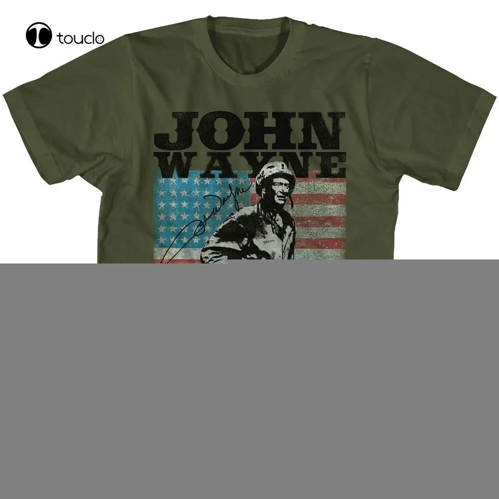 

John Wayne American Legend Tv Movies T-Shirt. Summer Cotton Short Sleeve O-Neck Men'S T Shirt New S-5Xl Unisex Women Shirts