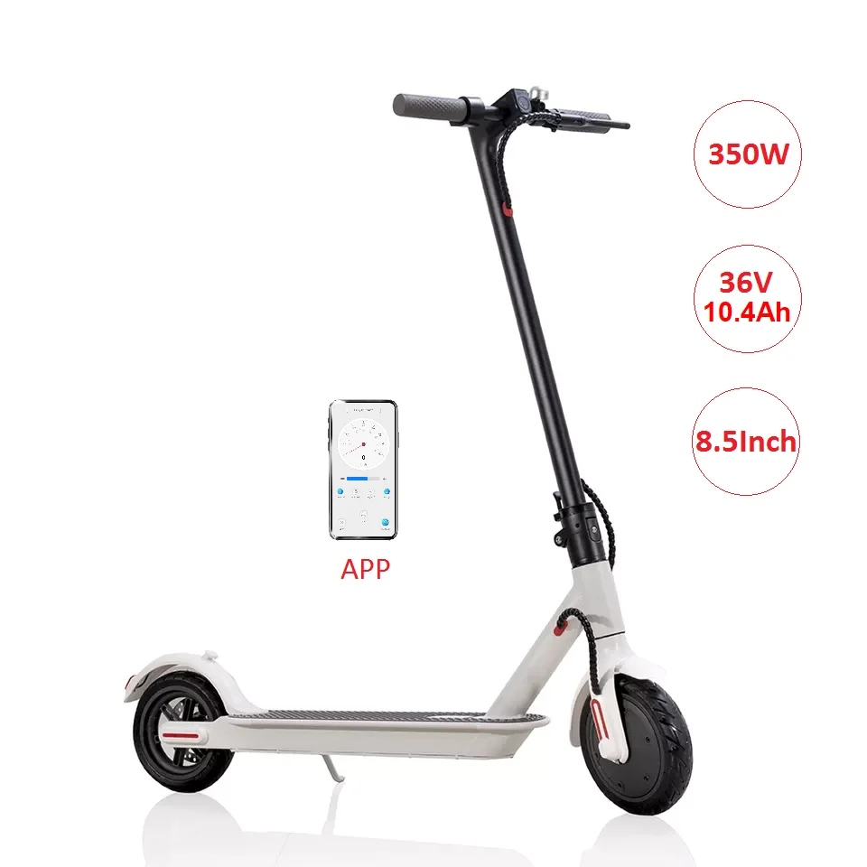 

350W 36V Adults Electric Scooter 40KM Range Smart APP E-scooter Foldable Electric Scooters for Students Travel EU US Warehouse