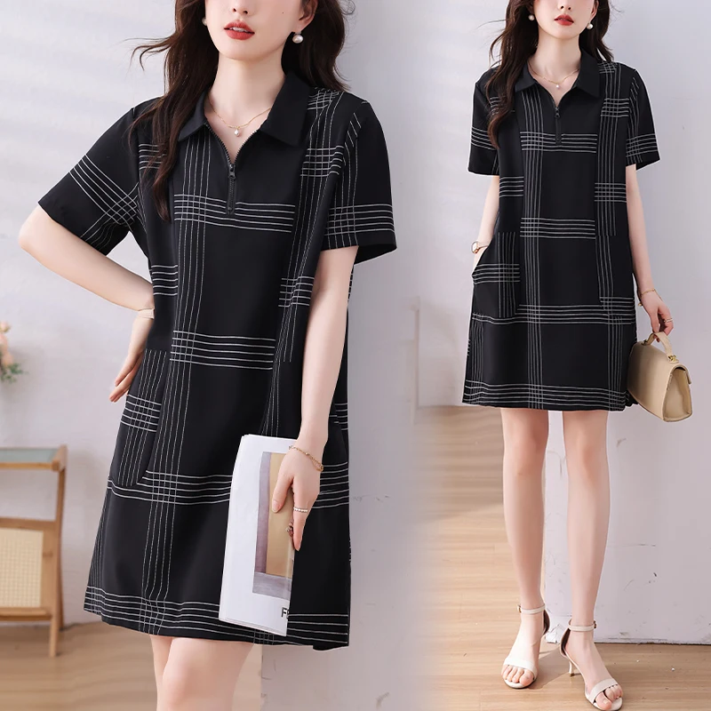 Женская одежда больших размеров новинка лета 2024 модная мода для полных девушек